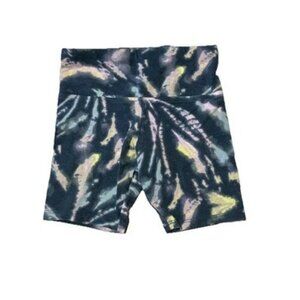 Grayson Mini Black Pink Yellow Tie Dye Shorts Legging Shorts Size XS 4/5
